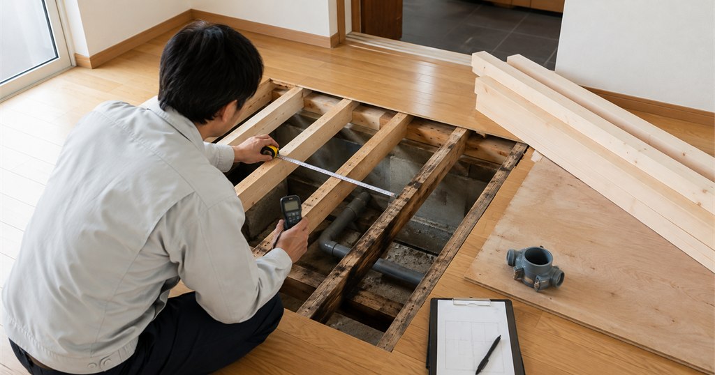 床下腐食の修理費用を左右するポイント