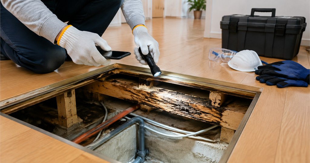 床下腐食をDIYで直す危険性